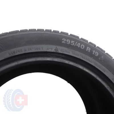 6. 2 x CONTINENTAL 295/40 R19 108V XL ContiWinterContact TS830 P N0 Zima 6.8-7mm
