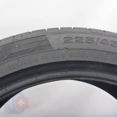 5. Opony 225/45 R19 4x CONTINENTAL 96W XL ContiSportContact5 Letnie 2015 6mm