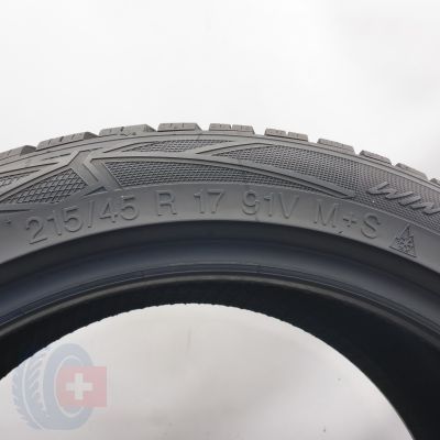 4. Opony 215/45 R17 2x VREDESTEIN 91V XL Wintrac Pro + Zimowe 2024 7,5-7,8mm