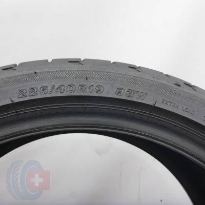 7. Opony 225/40 R19 4x BRIDGESTONE 93W XL Potenza S001 Letnie 2019 7-6,5mm