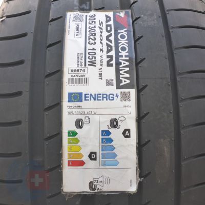 2. Opony 305/30 R23 2x YOKOHAMA 105W XL Advan Sport V105 Letnie 2025 