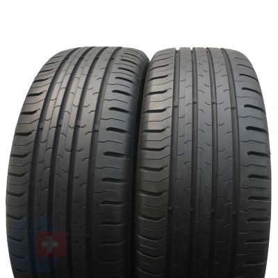 4. 4 x CONTINENTAL 195/55 R15 85V ContiEcoContact 5 Lato 2017 6mm