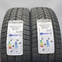 4. Opony 205/70 R15C 4x CONTINENTAL 106/104R VanContact Winter Zimowe 2022 