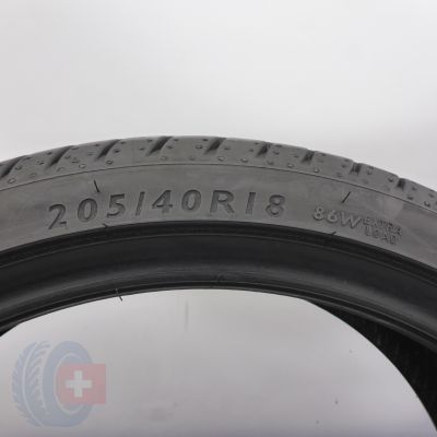 4. Opony 205/40 R18 2x DUNLOP 86W XL SportMaxx RT RunFlat BMW Letnie 2017, 2023 6,5-7,5mm
