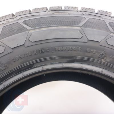 6. Opony 205/70 R15C 4x CONTINENTAL 106/104R VanContact Winter Zimowe 2022 Nieużywane 
