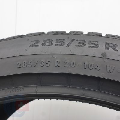 6. Opony 285/35 R20 2x CONTINENTAL 104W XL WinterContact TS860S Zimowe 2023 7mm