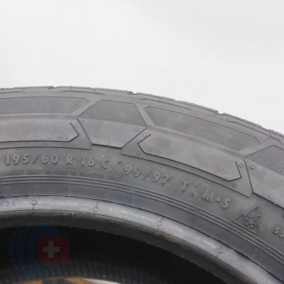 6. Opony 195/60 R16C 2x CONTINENTAL 99/97T VanContact Winter Zimowe 2023/24 