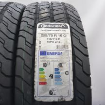 3. Opony 225/75 R16C 2x CONTINENTAL 118/116R  ContiVanContact 100 Letnie 2022