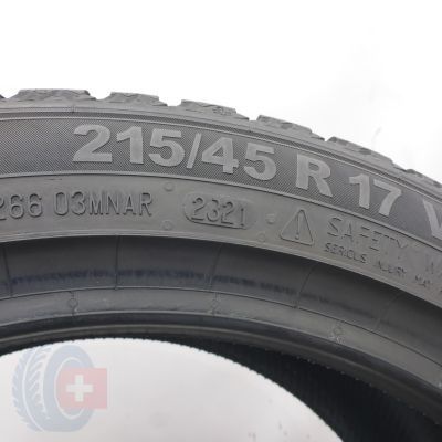 7. Opony 215/45 R17 4x SEMPERIT 91V XL Speed-Grip 5 Zimowe 2021 7,5-7mm 