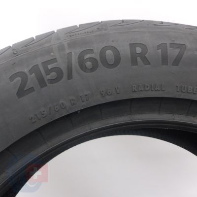 5. Opony 215/60 R17 2x CONTINENTAL 96V PremiumContact6 Letnie 2021 Jak Nowe Nieużywane