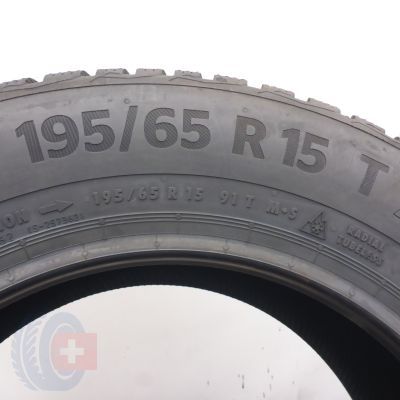 5. Opona 195/65 R15 1x CONTINENTAL 91T  WinterContact TS 870 Zimowa 2021