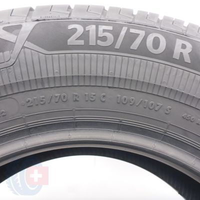 4. Opony 215/70 R15C 2x CONTINENTAL 109/107S VanContact Eco Letnie 2023 7,5mm