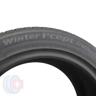 3. 1 x HANKOOK 245/45 R17 99V XL Winter I*cept evo W310 Zima 2014 Nieużywana