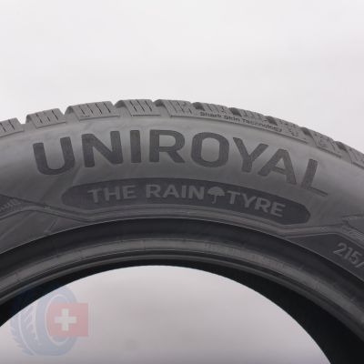 4. Opony 215/60 R17 2x UNIROYAL 96H Winter Expert Zimowe 2024 8mm