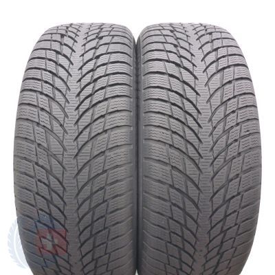 2 x NOKIAN 205/55 R17 95V XL WR Snowproof P Zima 7,8mm 2021 Jak Nowe