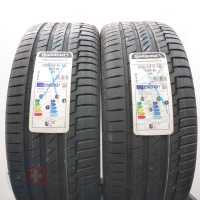 Opony 235/55 R18 2x CONTINENTAL 100H PremiumContact 6 Letnie 2022