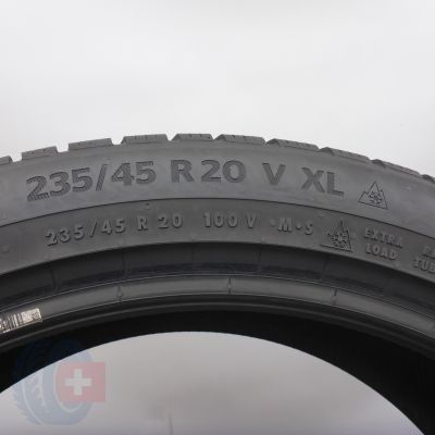 6. Opony 235/45 R20 2x CONTINENTAL 100V WinterContact TS 870 P Zimowe 2022 7,2mm 
