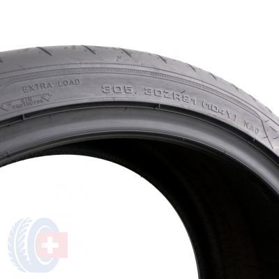 6. 2 x GOODYEAR 305/30 ZR21 104Y XL Eagle F1 Asymmetric 3 NA0 DOT20/19 Lato 5.4mm