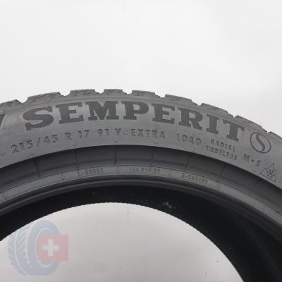 5. Opony 215/45 R17 4x SEMPERIT 91V XL Speed-Grip 5 Zimowe 2021 7,5-7mm 