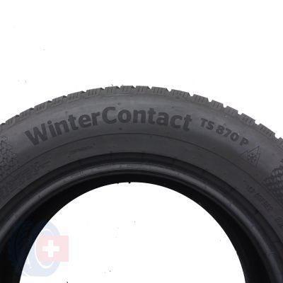 6. Opony 215/65 R16 4x CONTINENTAL 215/65 R16 98H WinterContact TS 870 P Zimowe 2021 6,5-7,5mm