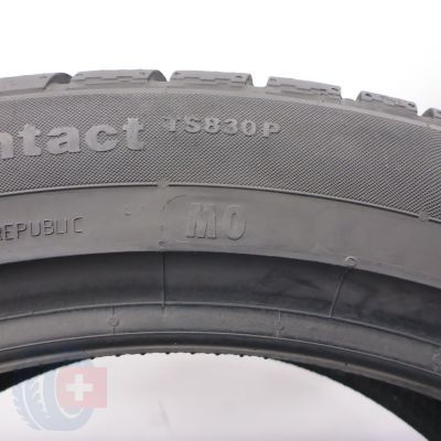 8. Opony 235/45 R19 2x CONTINENTAL 99V XL ContiWinterContact Ts830P M0 Zimowe 2019, 2020 6,2-6,5mm