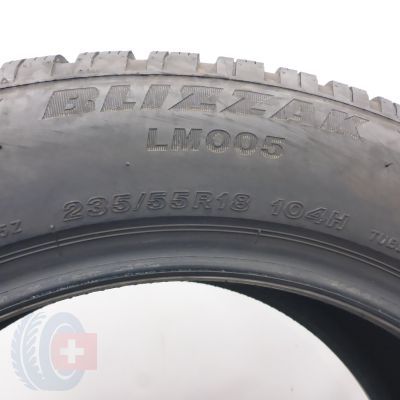 6. Opony 235/55 R18 4x BRIDGESTONE 104H XL Blizzak LM005 Zimowe 2022 7,8 i 7,2mm      