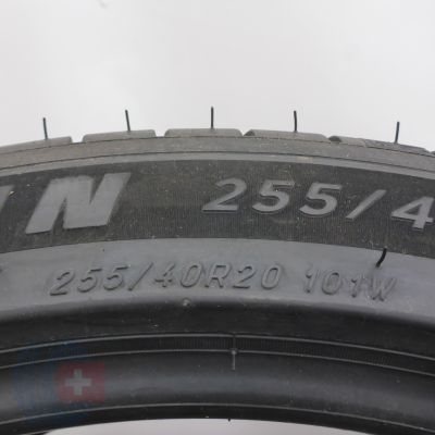 4. Opony 255/40 R20 2x MICHELIN 101W XL Pilot Sport EV T0 Acoustic Letnie 2023, 2024 Nieużywane