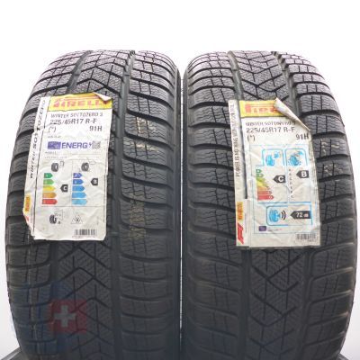 3. Opony 225/45 R17 4x PIRELLI 91H Winter Sottozero 3 RFT Zimowe 2020
