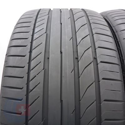 2. Opony 255/35 R19 2x CONTINENTAL 96Y XL ContiSportContact 5 RFT M0E Letnie 2021 6,8mm