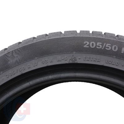 5. 2 x CONTINENTAL 205/50 R17 93H XL ContiWinterContact TS830P M0 Zima 2016 7mm 