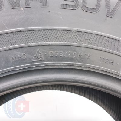 6. Opony 265/70 R16 2x NOKIAN 112H WR SUV 3 Zimowe 2021 