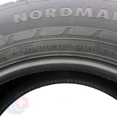 6. Opony 265/60 R18 2x NOKIAN 114T XL Nordman 7 SUV KOLCE Zimowe 2019/20 8,8-9mm