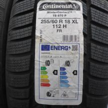2. Opony 255/60 R18 2x CONTINENTAL 112H XL WinterContact TS870P Zimowe 2023 Nieużywane