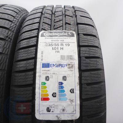3. Opony 235/55 R19 2x CONTINENTAL 101H CrossContact Winter A0 Zimowe 2023 