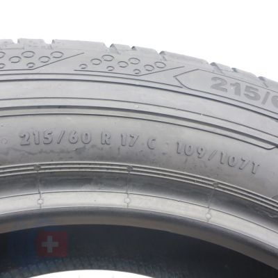 4. 1 x CONTINENTAL 215/60 R17C 109/107T ContiVanContact 200 Lato 2019 8,5mm Jak Nowa