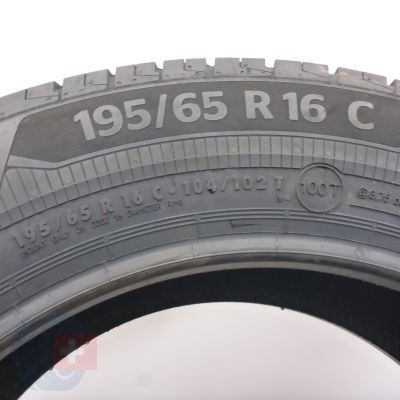 6. Opony 195/65 R16C 4x CONTINENTAL 104/102 VanContact Eco Letnie 2021