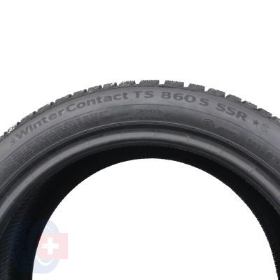 6. Opony 225/45 R17 2x CONTINENTAL 91H WinterContact TS860S RSC BMW zimowe 2021 Jak Nowe