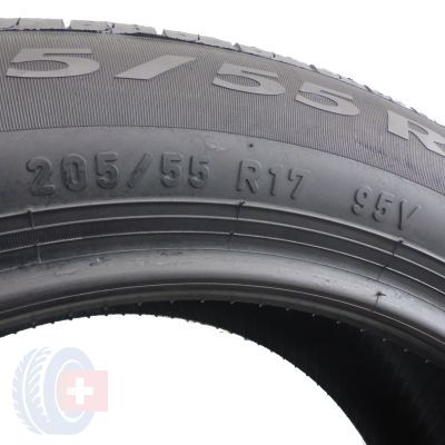 4. 1 x PIRELLI 205/55 R17 95V XL Cinturato P7 Lato 2021 6.5mm