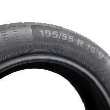 5. 4 x CONTINENTAL 195/55 R15 85V ContiEcoContact 5 Lato 2017 6mm