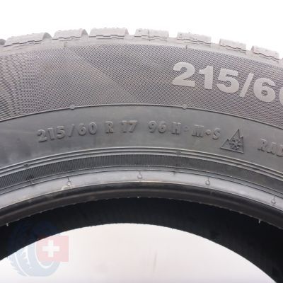 7. Opony 215/60 R17 4x CONTINENTAL 96H ContiWinterContact TS 830 P M0 Zimowe 200/21/22 