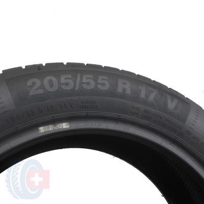 7. 4 x CONTINENTAL 205/55 R17 91V ContiEcoContact 5 Lato 6.8-7mm