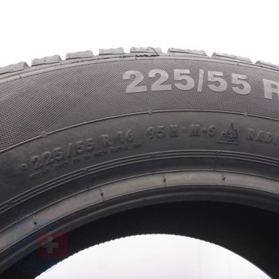 8. Opony 225/55 R16 4x CONTINENTAL 95H ContiWinterContact TS 830 P RFT BMW  Zimowe 2018/21 