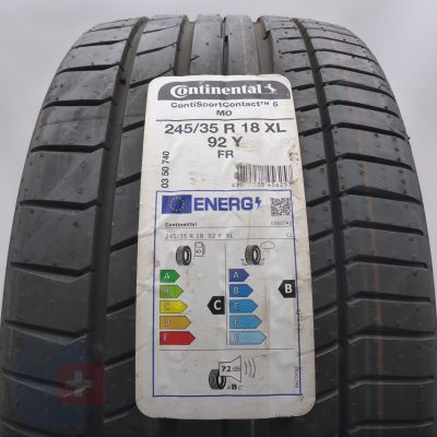 Opona 245/35 R18 1x CONTINENTAL 92Y XL ContiSportContact 5 M0 Letnia 2022