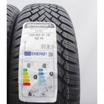 3. Opony 195/65 R16 2x CONTINENTAL 92H WinterContact TS 860 Zimowe 2021