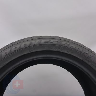 4. Opony 215/50 R17 2x TOYO 95W XL Proxes Sport Letnie 2018 6,8-7mm
