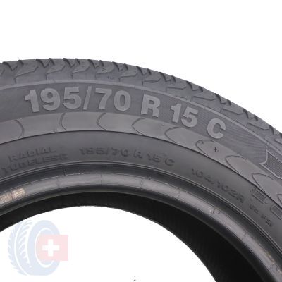 7. 4 x CONTINENTAL 195/70 R15 C 104/102R Vanco 2 Lato 7-8.5mm