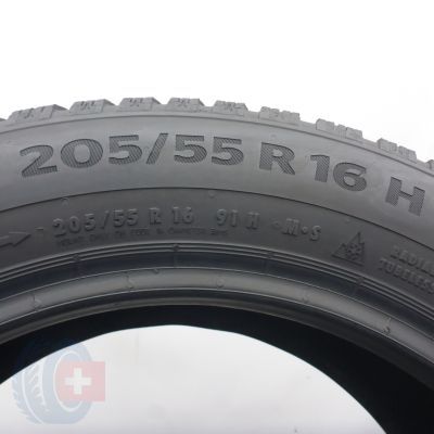 4. Opony 205/55 R16 2x CONTINENTAL 91H WinterContact Ts860 Zimowe 2020 7,2-7,5mm