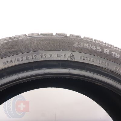 7. Opony 235/45 R19 2x CONTINENTAL 99V XL ContiWinterContact TS 830 P A0 Zimowe 2023