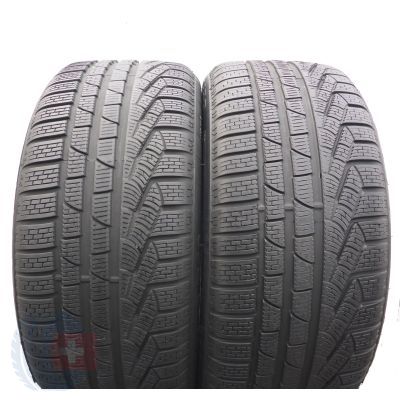 Opony 255/45 R19 2x PIRELLI 100V Sottozero Winter 240 SerieII N0 Zimowe 2024 7mm 