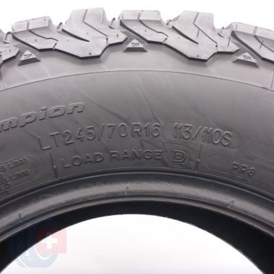 8. Opony 245/70 R16 2x  BFGOODRICH 113/110S All-Terrain T/A Baja AT Wielosezonowe 2021 7,8-7mm